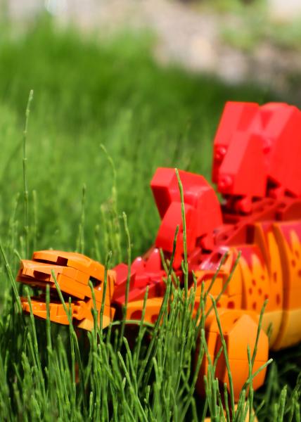 Actual product image Open Bricks DINOSAUR OB-WS0448 Stegosaurus kit