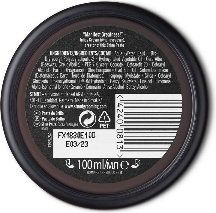 Produktbild STMNT Shine Paste - 100ml (Haarwachs, 100 ml)