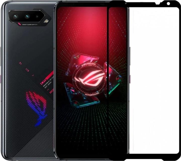 Produktbild Screenguard Asus ROG Phone 5S Pro Full Screen Panzerglas Schutzfolie 2.5D 9H (1 Stk., Asus ROG Phone 5s Pro)