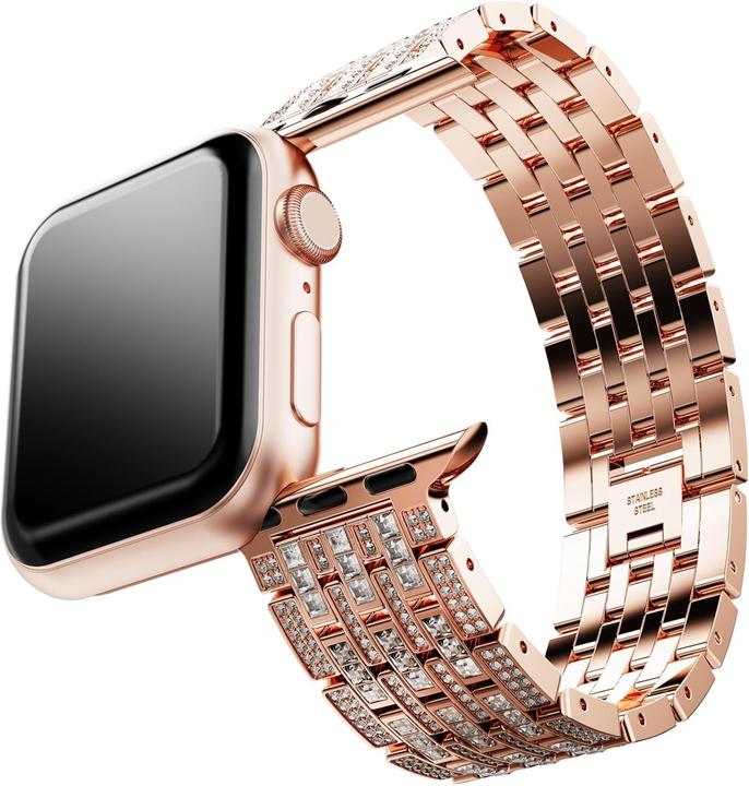 Produktbild Swarovski Sparkling Princess Strap For Apple Watch 40mm 41mm Rose Gold Color Rose Gold Finish Crystals crysta