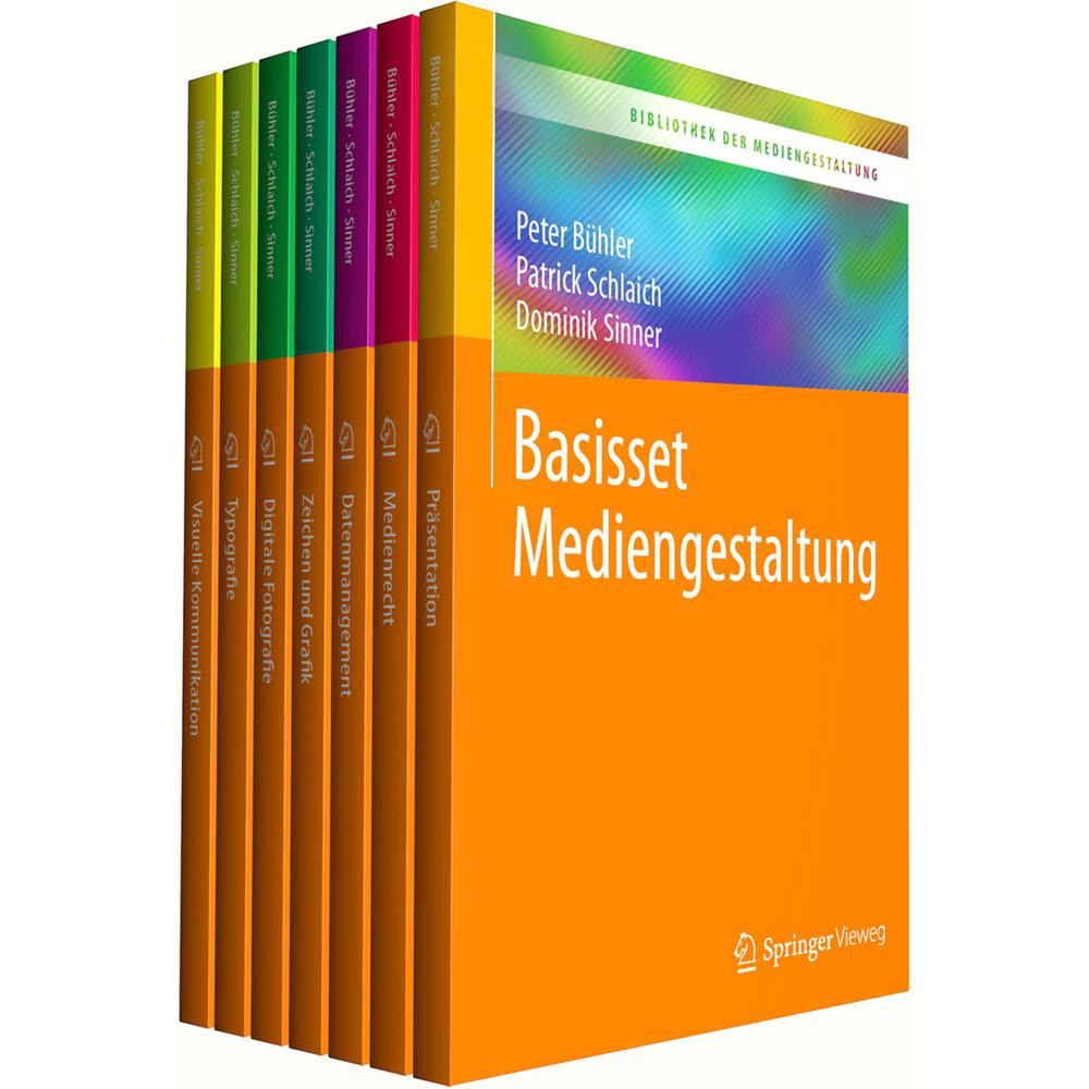 Bibliothek der Mediengestaltung – Basisset Mediengestaltung, Fachbücher von Peter Bühler, Patrick Schlaich, Dominik Sinn...
