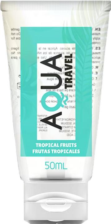 Actual product image Aqua Travel Flavour Waterbased Lubricant Tropical Fruits - 50 ml (50 ml)
