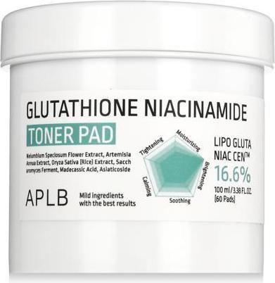 Immagine prodotto Aplb Glutathione Niacinamide Toner Pad 60 Pads (Mousse detergente)