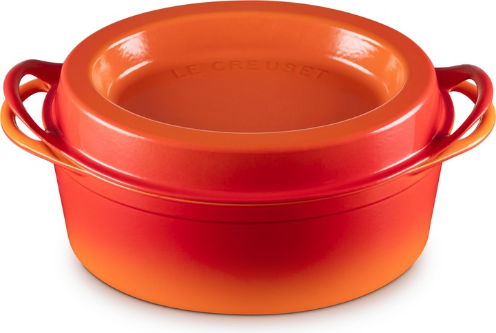 Productafbeelding Le Creuset Sapbrander, Doufeu ovaal (32 cm, Braadpan + kasserol, Gietijzer)