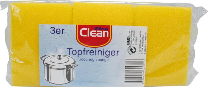 Image du produit Elina Éponges Nettoyeur de pots jaune (3 pcs)