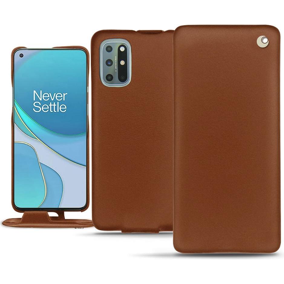 Noreve Lederschutzhülle vertikal (OnePlus X), Smartphone Hülle, Braun