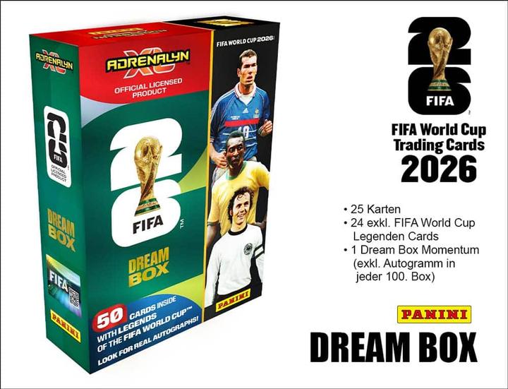 Actual product image Panini FIFA World Cup 2026 Dream Box (English, Multilingual, Booster Pack)