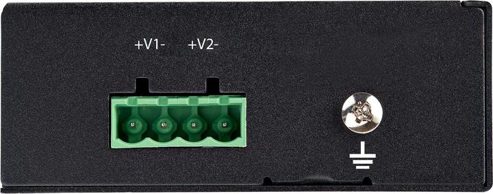 Actual product image StarTech .com Industrial Gigabit Ethernet PoE Injector (802.3af (PoE), 802.3at (PoE+), 30 W)