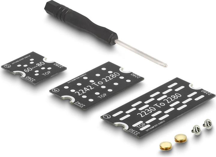 Produktbild Delock PCI Express 3.0 x4 zu M.2 Key M Adapter mit Lüfter un