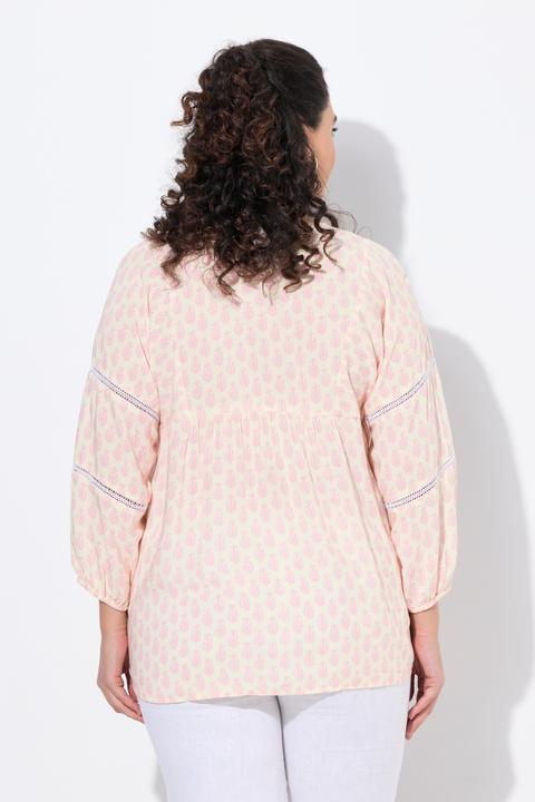 Produktbild Ulla Popken Bluse, Kaktus, A-Linie, 3/4-Arm, Spitze (50, 52)
