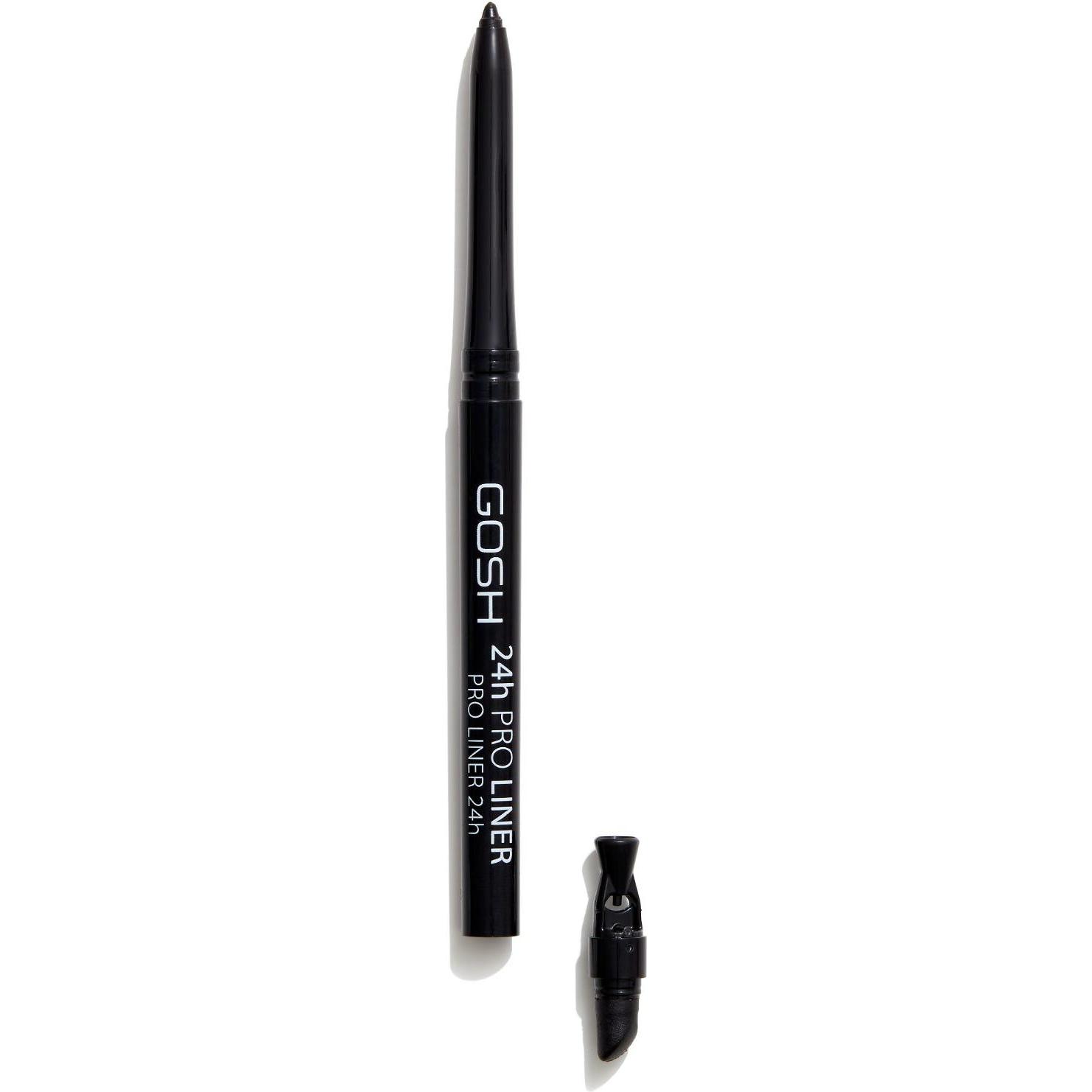 Thumbnail - Gosh, Eyeliner + Kajal, 24H Pro (001 black)