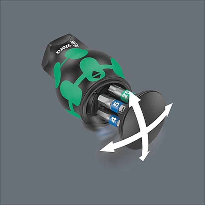 Actual product image Wera Kraftform Kompakt Stubby Magazin 3 (3, 4, 5, TX25, TX15, TX20)