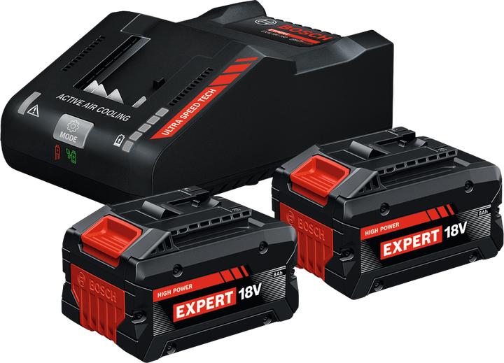 2x Akku EXBA 18V-80, 1x Ladegerät EXAL 18V-160