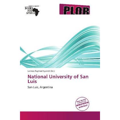 National University of San Luis, Ratgeber von Lennox Raphael Eyvindr