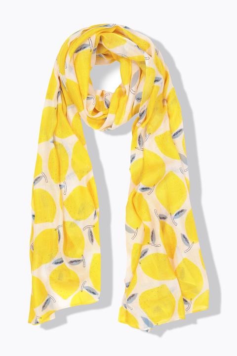 Immagine prodotto Ulla Popken Sciarpa con fantasia con limoni