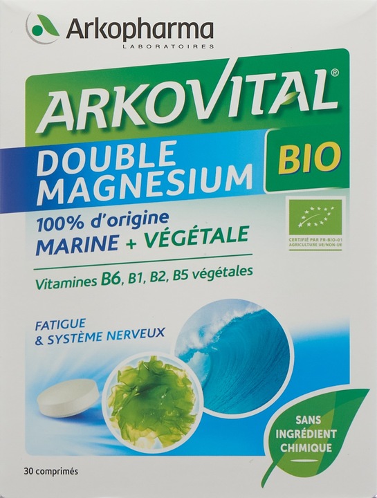 Produktbild Arkopharma Doppel Magnesium Bio Tabl (30 Stück, Tabletten, 45 g)