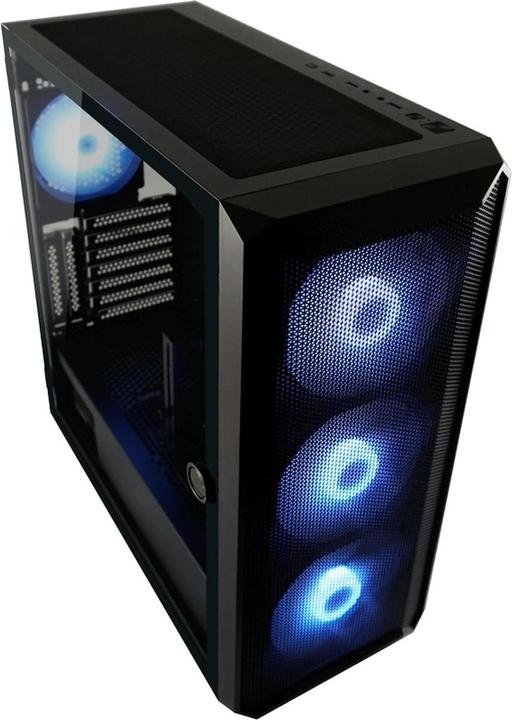 Actual product image Powercolor LC-Power Gaming 804B Obsession X RGB black retail case (ATX, mATX, Mini-ITX)