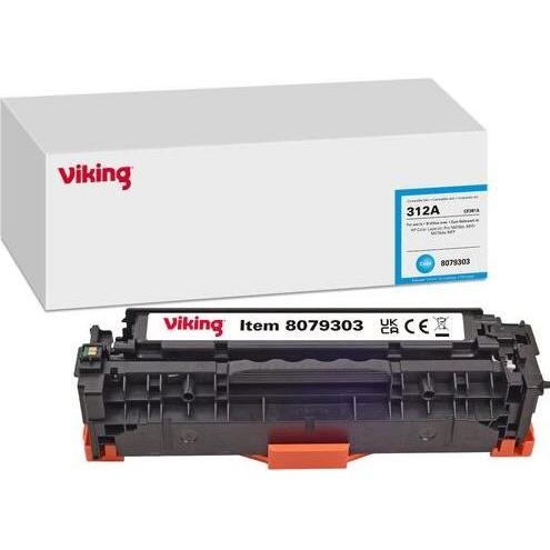 Viking, Toner, Tonerkartusche Kompatibel HP 312A CF381A Cyan (C)