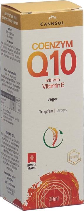 Actual product image Cannsol Coenzyme Q10 with vitamin E water-soluble optimal bioavailability liq (1 pcs., Droplet, 108 g)