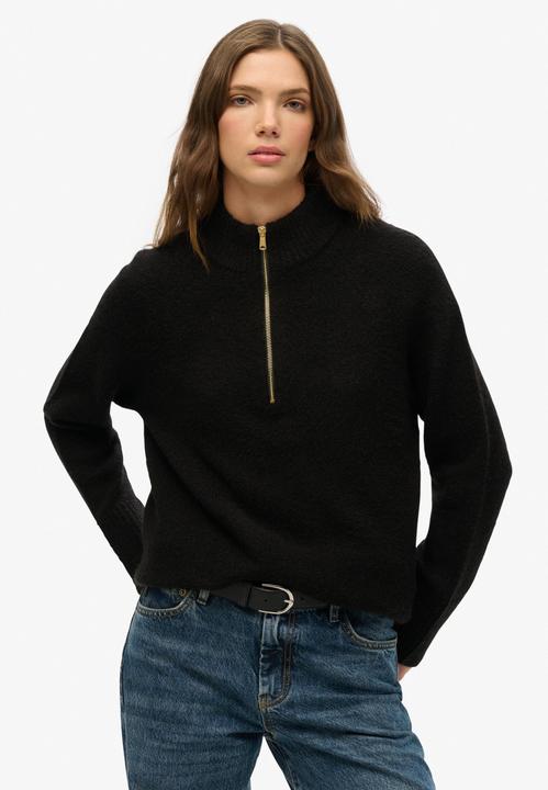 Produktbild Superdry Fleece-Pullover mit durchgehendem Reissverschluss für Damen (XS)