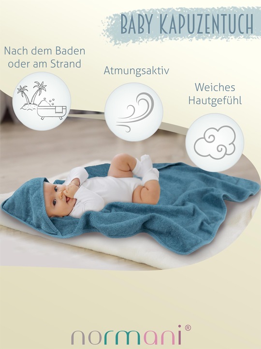 Actual product image Normani Hooded towel 100x100 cm Mbabane - 9221
