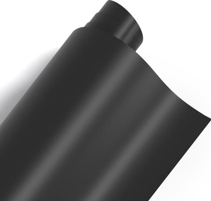 Produktbild Poli-tape Vinylfolie Permanent 30.5 x 183 cm, Schwarz matt (140 g/m², 1x)