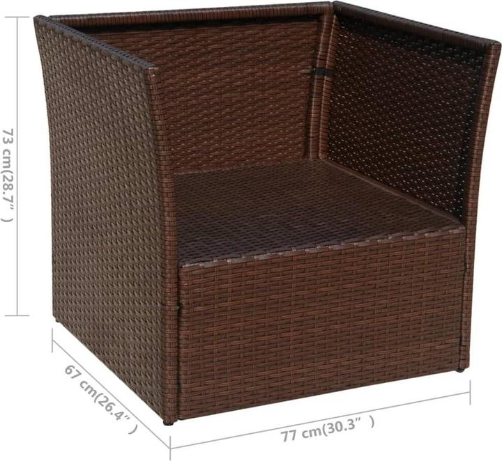 Actual product image vidaXL Gartenstuhl