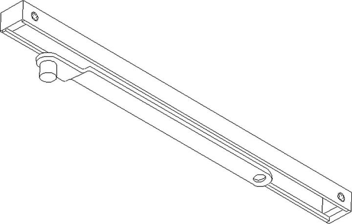 Actual product image Geze Gleitschiene TS 1500 G/F silber (Indoor)