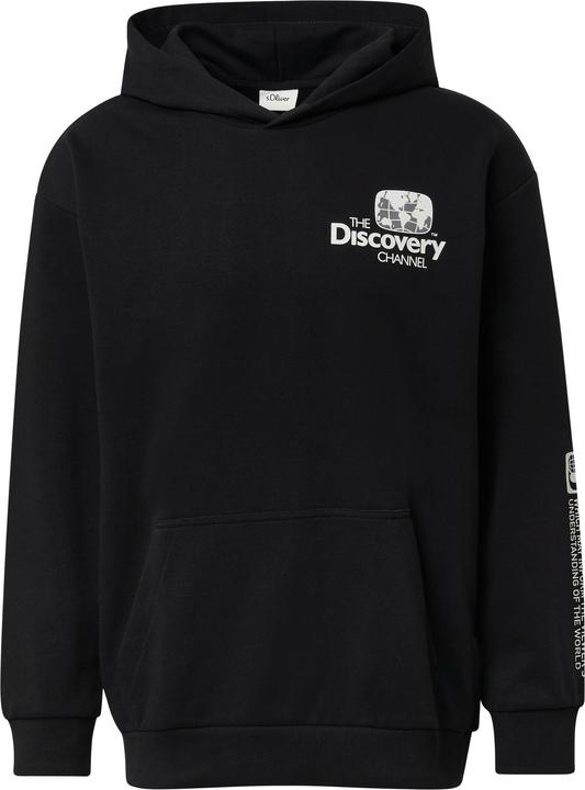 Produktbild s.Oliver Sweatshirt Softer Hoodie im Relaxed Fit mit Artwork (L, M)