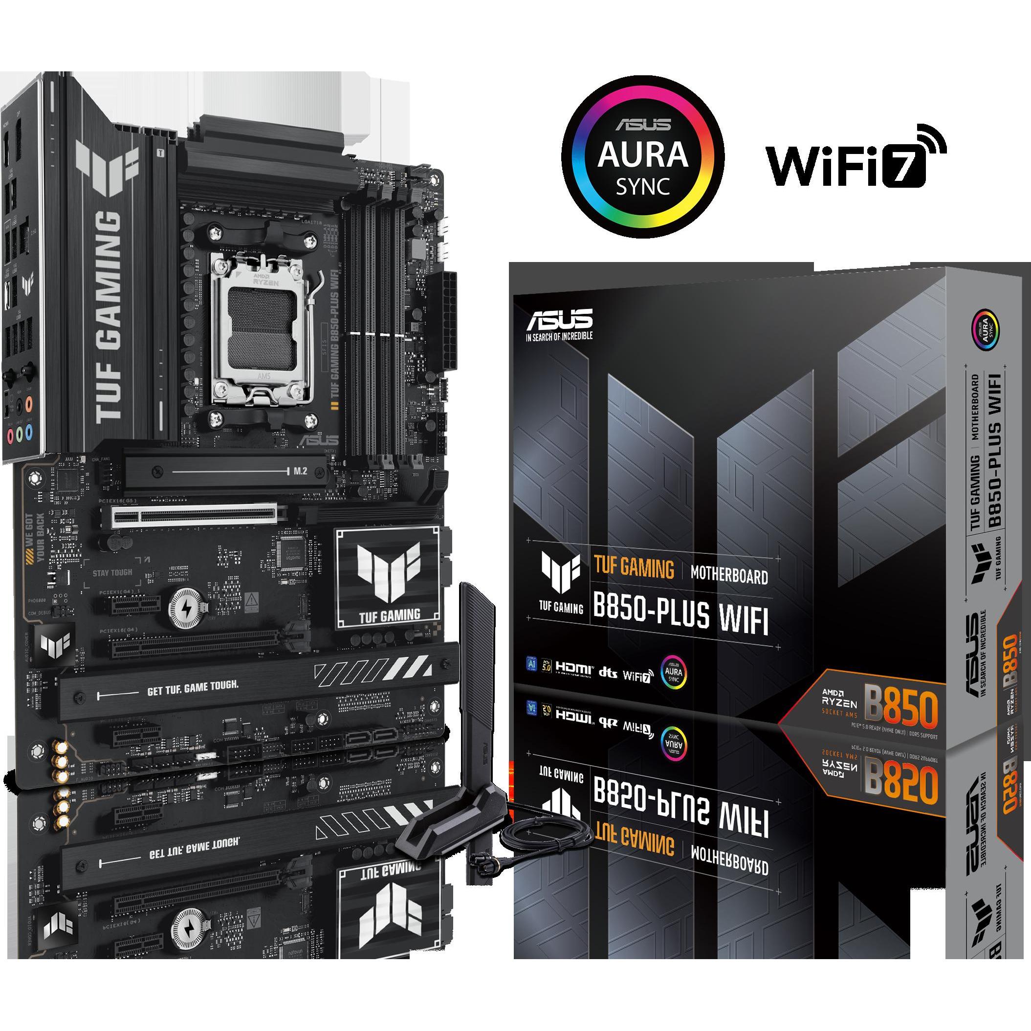 ASUS TUF Gaming B850-Plus Wifi (AM5, AMD B850, ATX), Scheda madre