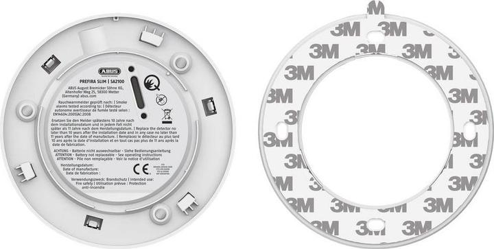 Actual product image Abus Rauchwarnmelder PREFIRA™ SLIM