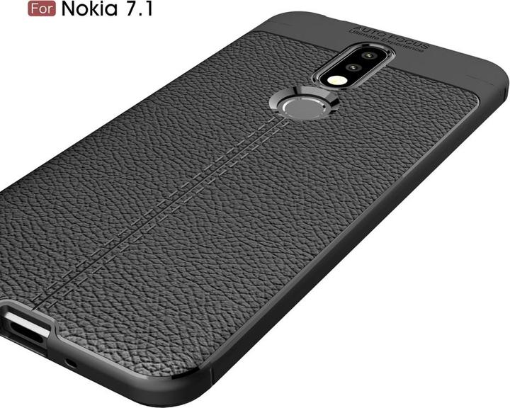 Immagine prodotto Screenguard Nokia 7.1 Cover Design in pelle Copertura TPU (Nokia 7.1)
