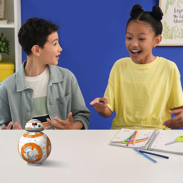 Actual product image Ravensburger 3D Puzzle 11578 - Star Wars BB8 - Astromech Druid from Episode VII, VIII and IX as a (99 pieces)