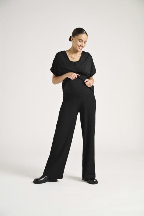 Produktbild Only Maternity Normal geschnitten Hohe Taille Maternity Hose Hose mit weitem Beinschnitt (S)