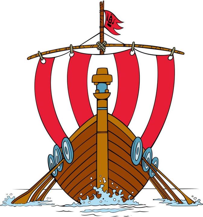 Image du produit Wickie Bateau viking 2 (60 x 64 cm)