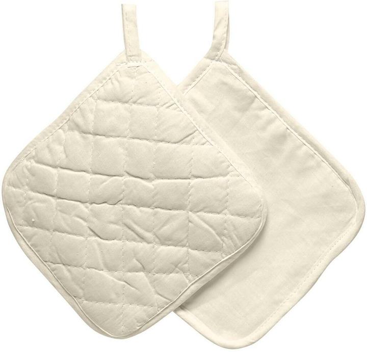 Creativ Company Topflappen 20 x 20 cm, 4 Stück, Nature (100% coton)