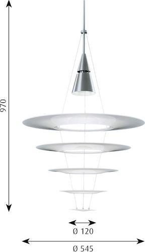 Image du produit Louis Poulsen Enigma 545 Lampe à suspendre (GU10, 481 lm)