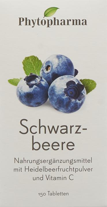 Produktbild Phytopharma Schwarzbeere Tabletten (1 Stk., Tabletten, 110 g)