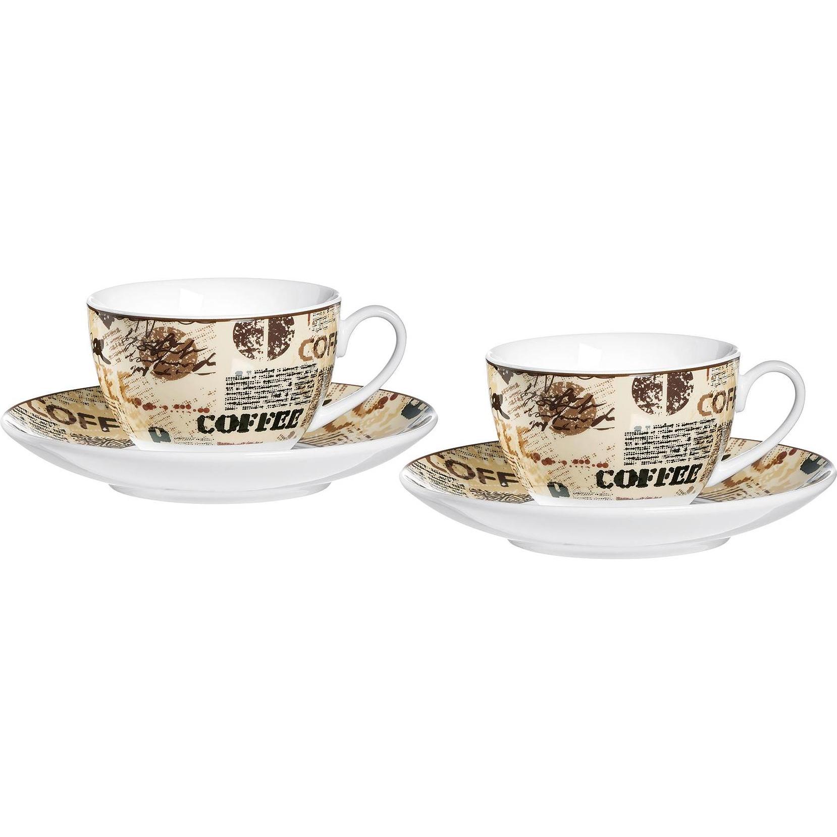 Ritzenhoff & Breker Tazza Cappuccino Crema 2s, Tazza, Beige