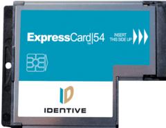 Actual product image Identive SCR3340 smart card reader (ISO 7816), ExpressCard 54 (904557)