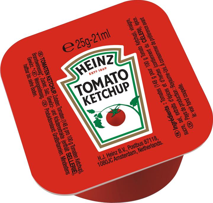 Produktbild Heinz Tomato Ketchup Dippot 100x25g 2500g (2500 g)