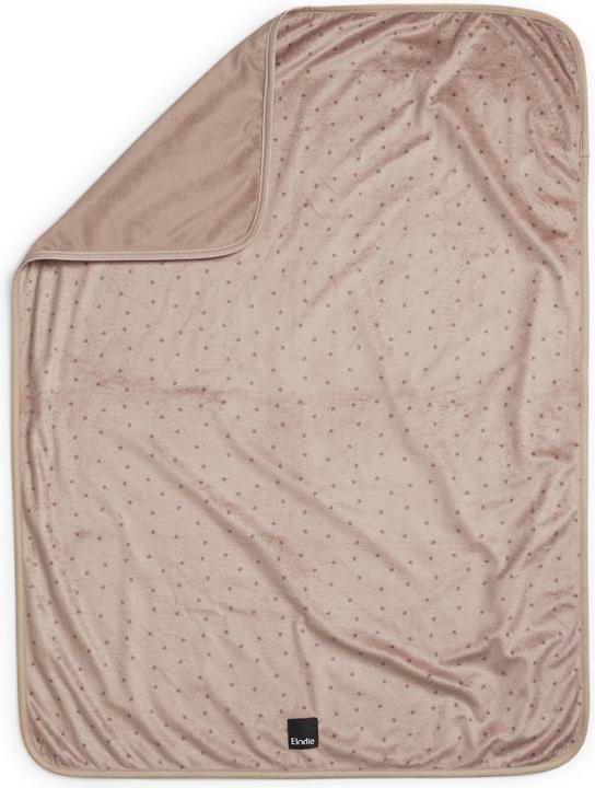 Actual product image Elodie Pearl Velvet Decke - Northern Star Terracotta (100 x 75 cm)