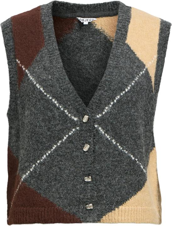 Produktbild Object Argyle Strickweste (XS)