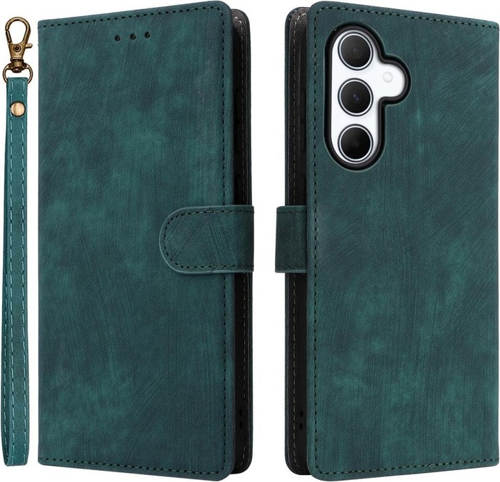 Cover-Discount Galaxy A56 5G - Ledertasche mit RFID Blocker (Samsung Galaxy A56)