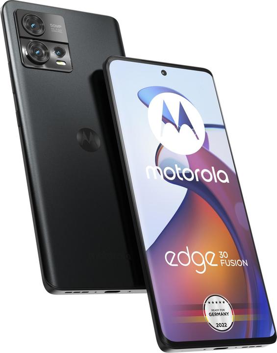 Actual product image Motorola Edge30 Fusion (128 GB, Cosmic Grey, 6.55", Dual SIM, 5G)