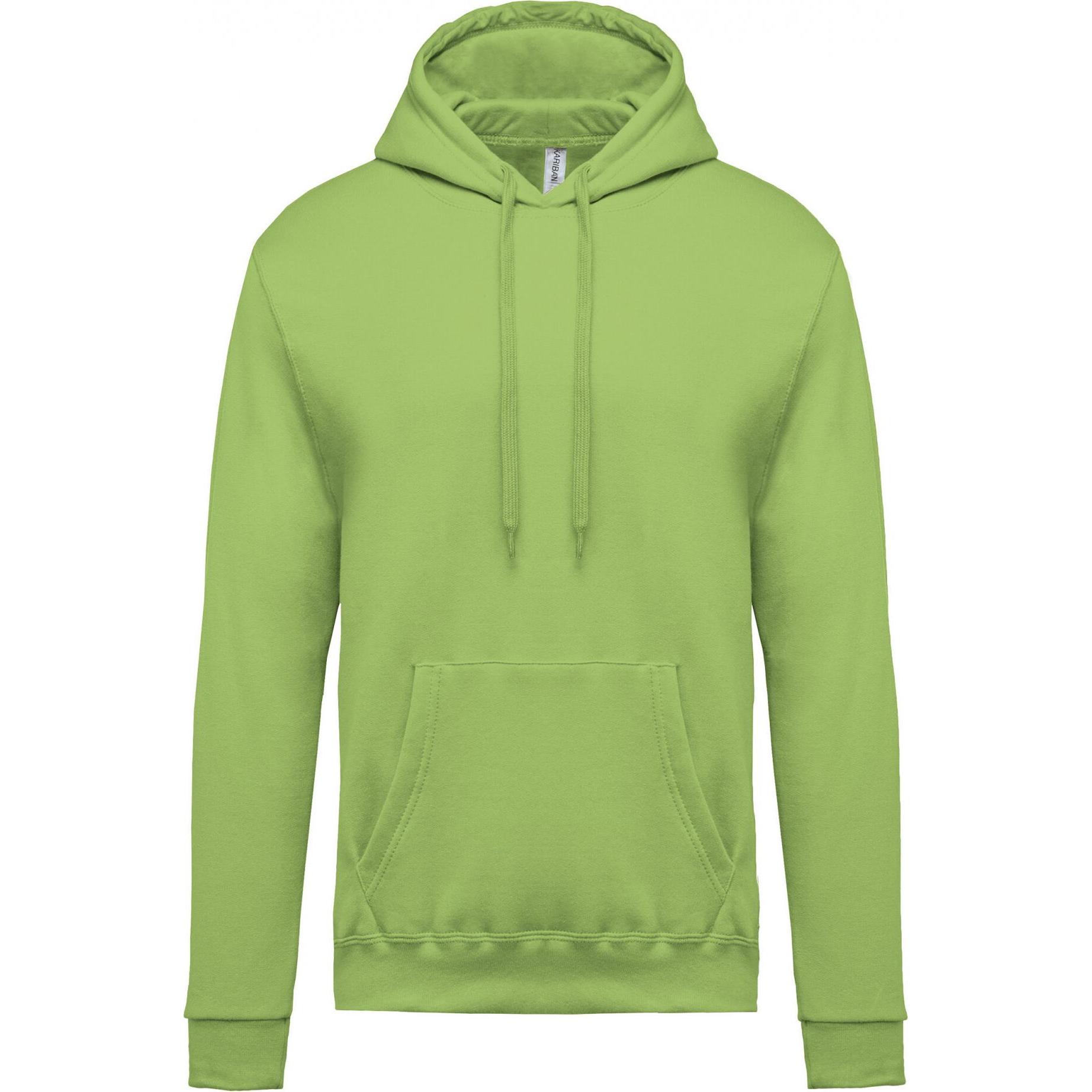 Kariban, Herren, Pullover, Hoodie, Grün, (L)