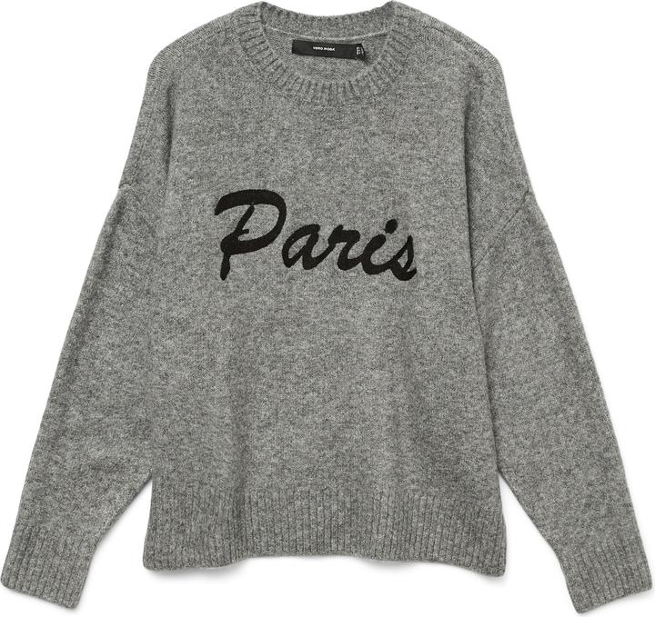 Produktbild Vero Moda Vmboom Ls O-Neck Text Pullover Noos (M)