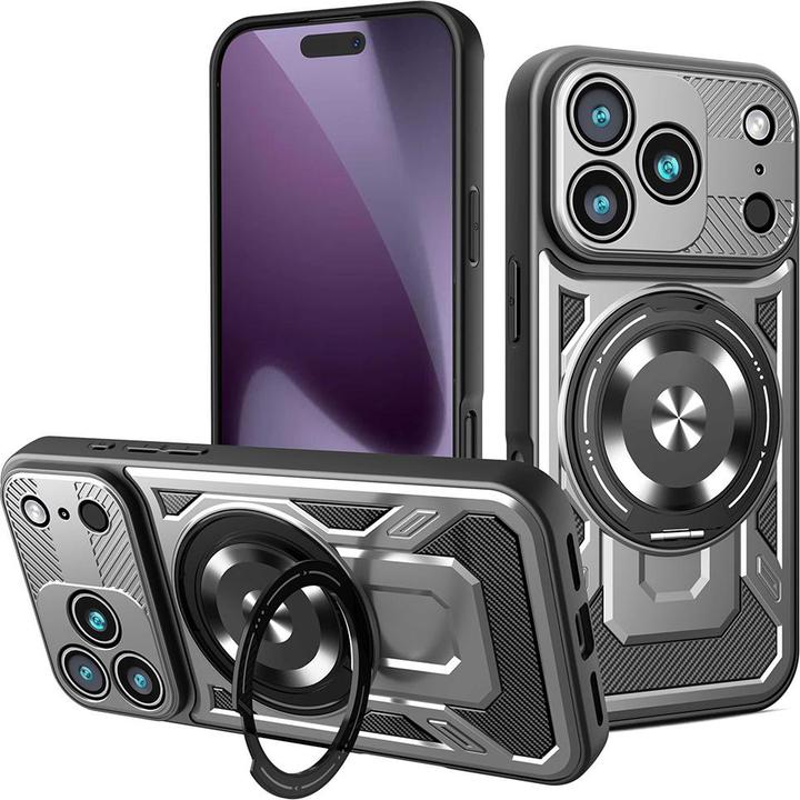 Produktbild Techsuit - RuggedCam - iPhone 17 Pro - Gray (Apple iPhone 17 Pro Max)