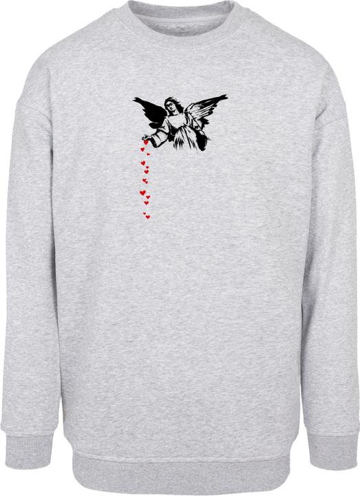 Produktbild Merchcode Banksy - Angel Hearts Sweat Crewneck - 192761 (L)