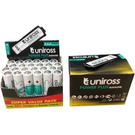 Uniross AAA Alcalino (AAA), Batterie + pile
